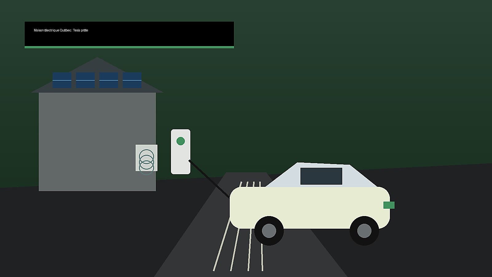 Maison électrique Québec : Tesla prête